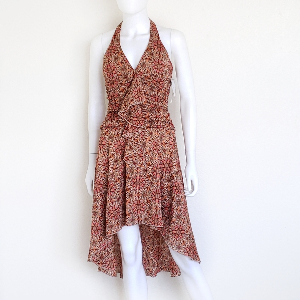 WOMEN'S HI-LO HALTER DRESS | MEDIUM